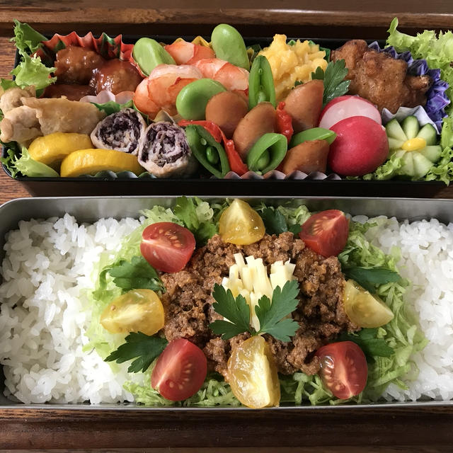 お弁当（タコライス）