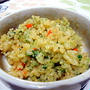 " 菜の花の炊き込み玄米ご飯 "