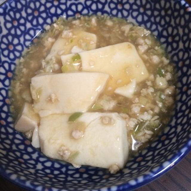 豆腐と鶏肉の煮込み