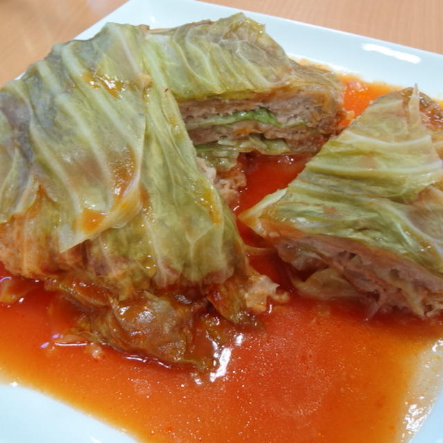 キャベツのミルフィーユ（重ね煮）