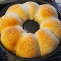 HB使用-冷蔵庫でオヤスミナサイ(- -)zzz 発酵で翌日焼きたてパン朝食♪