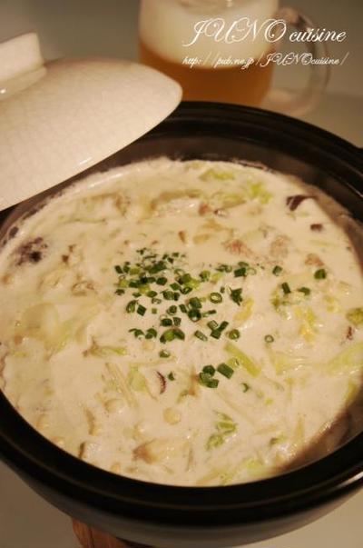 ☆白菜と豚肉のチーズクリーム鍋☆