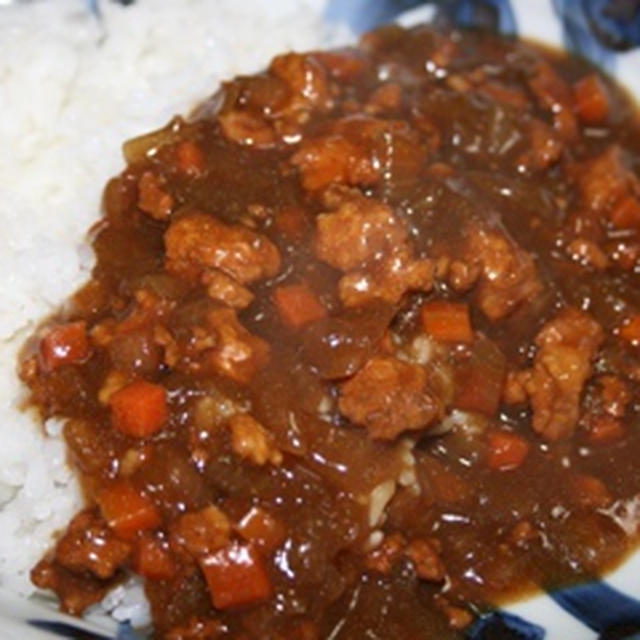 鶏ひき肉のカレー