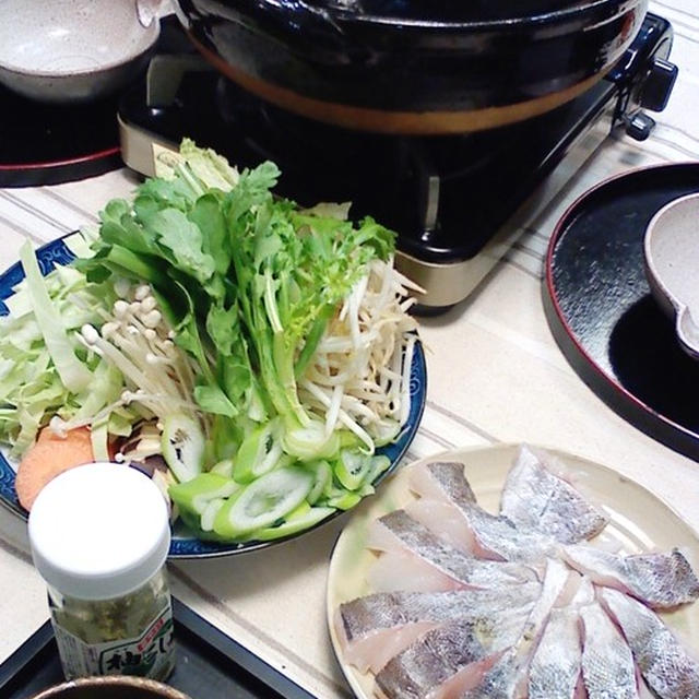 晩ご飯！鱈鍋と我が夫のリクエストから誕生した器