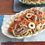 お弁当や、休日ランチに◎ごま油香る♪具沢山焼きうどん