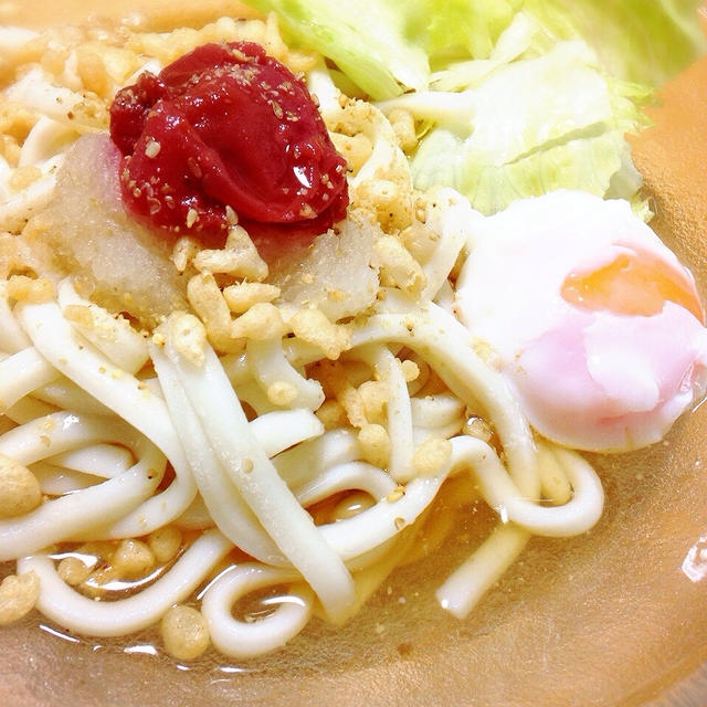 夏にさっぱり☆ぶっかけうどん