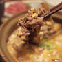 牛肉の柳川鍋風＆鶏ささ身と春雨のサラダ
