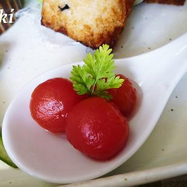 ミニトマトの白ワインコンポート By Kikiさん レシピブログ 料理ブログのレシピ満載