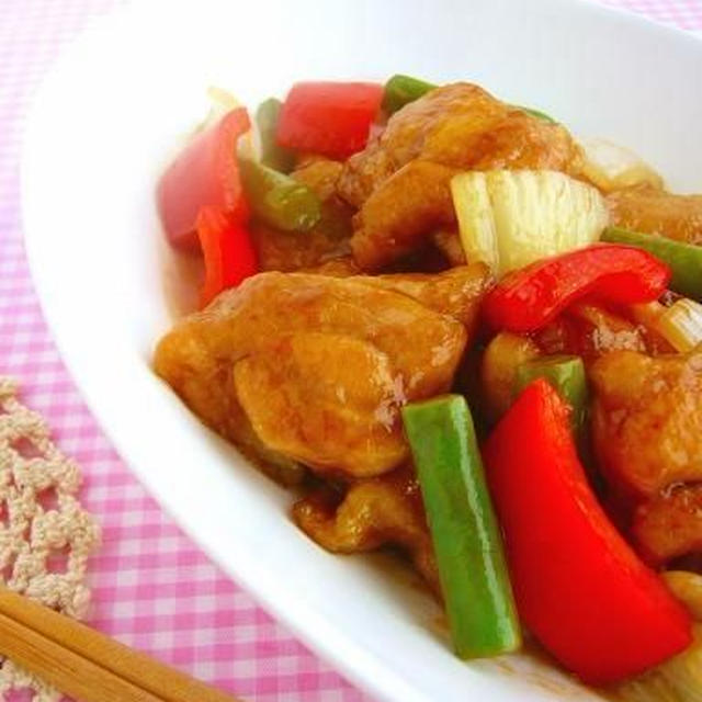 鶏もも肉のカラフル甘酢あん By みぃさん レシピブログ 料理ブログのレシピ満載