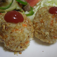 日本食研「洋食作り」で作るライスコロッケ！