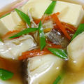 鱈（タラ）と豆腐の中華風煮込み