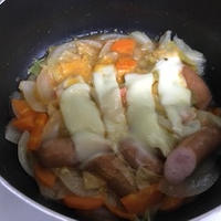 中華豆乳キムチーズ鍋