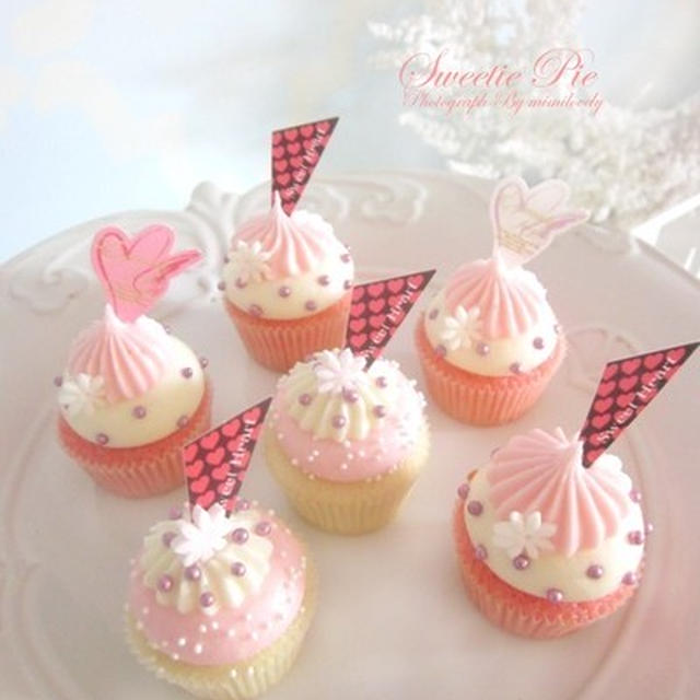 春色プチカップケーキ By Mimiさん レシピブログ 料理ブログのレシピ満載
