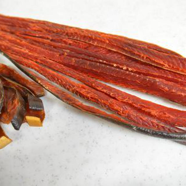 カンタン　塩鮭のトバ風燻製