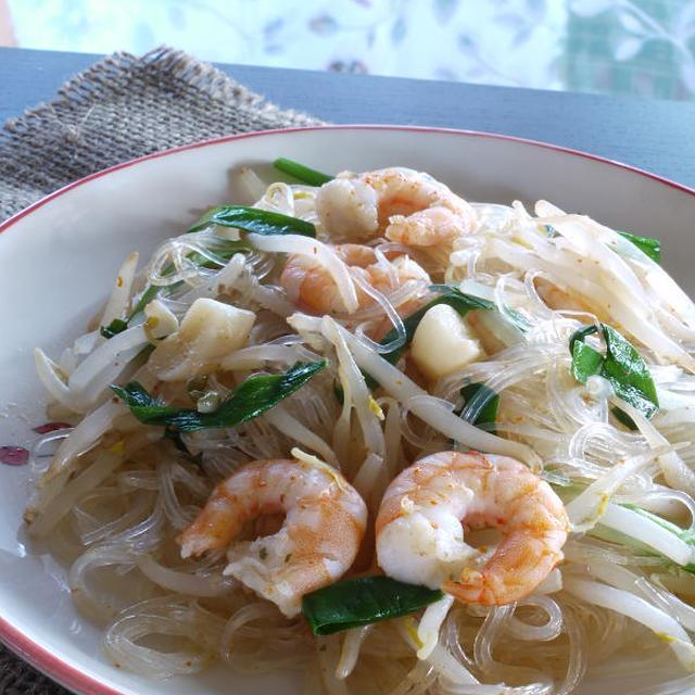 タイ風エビと春雨の炒め物 By はらぺこ準junさん レシピブログ 料理ブログのレシピ満載