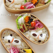ゴロゴロ転がるスヌーピー弁当