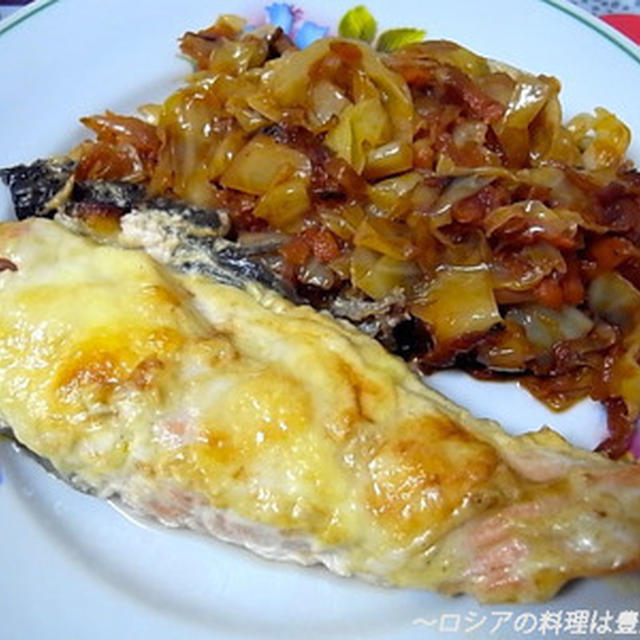 村のカフェご飯 鮭のディジョン風 By 越後屋さん レシピブログ 料理ブログのレシピ満載