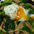 ほうれん草とベーコンのパスタ・ポーチドエッグのっけ☆岐阜クッキングアンバサダー