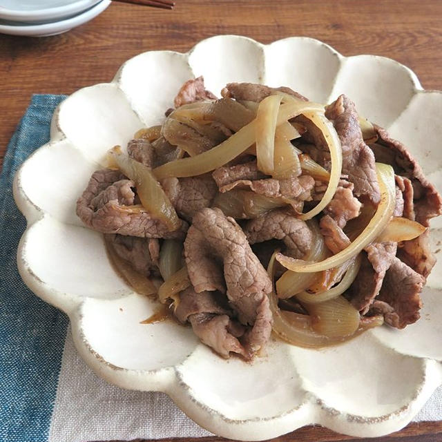 ごはんがススム 牛肉とたまねぎのにんにく醤油スタミナ焼き By Kaana57さん レシピブログ 料理ブログのレシピ満載