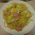 キャベツとベーコンのパスタ