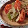 夏野菜で栄養補給☆トマトとセロリーのツナ入り醤油麹チャンプルー