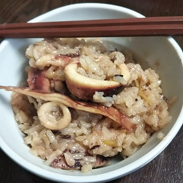 なんちゃって、イカ飯【下味冷凍】