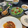 昨日の生徒さんレッスン用ランチは～冷凍トマトを使ってチキンとお豆のトマト煮♪♪
