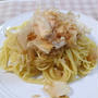 まぐろ節で玉ねぎツナパスタ