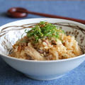 秋刀魚と生姜の炊き込みご飯