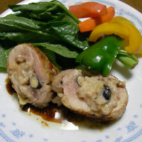 甘酢照り焼きロールチキン