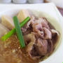 高野豆腐と豚肉の煮物