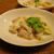 鶏肉とセロリの梅肉和え
