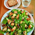 デーツ＆チーズクルトンのサラダ ～ 緑の野菜をもりもり食べる♪ by mayumiたんさん