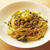 卵黄のせ納豆パスタ
