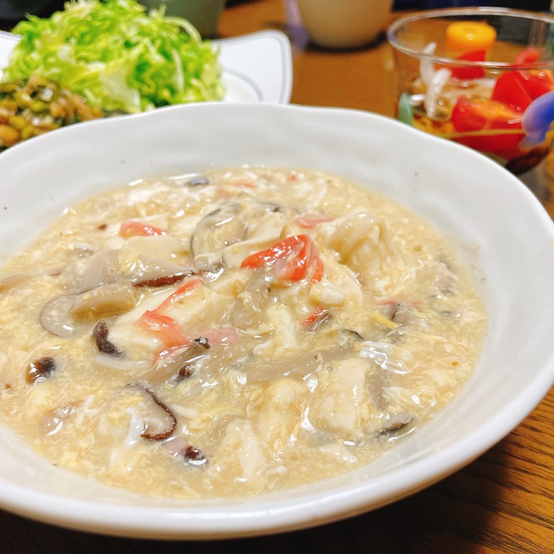 【ホッと優しい味】豆腐ときのこのうま煮