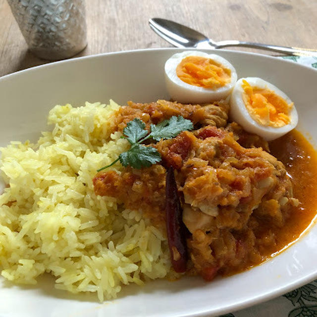 我が家のスパイスチキンカレー