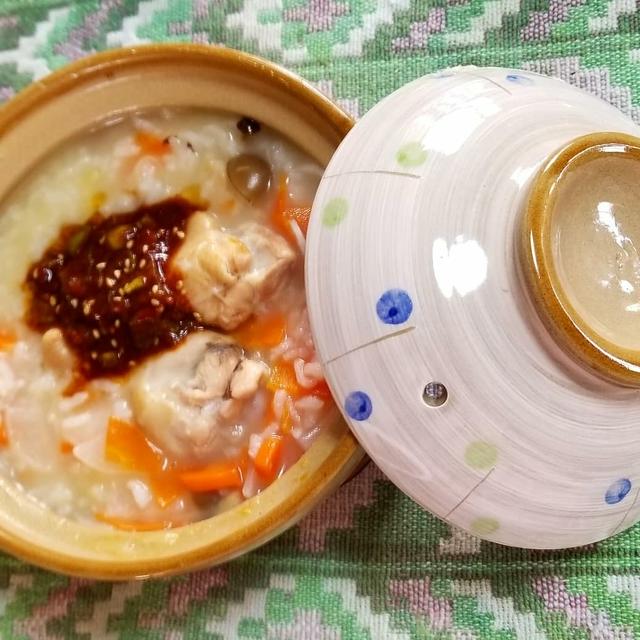 鶏と野菜の韓国粥