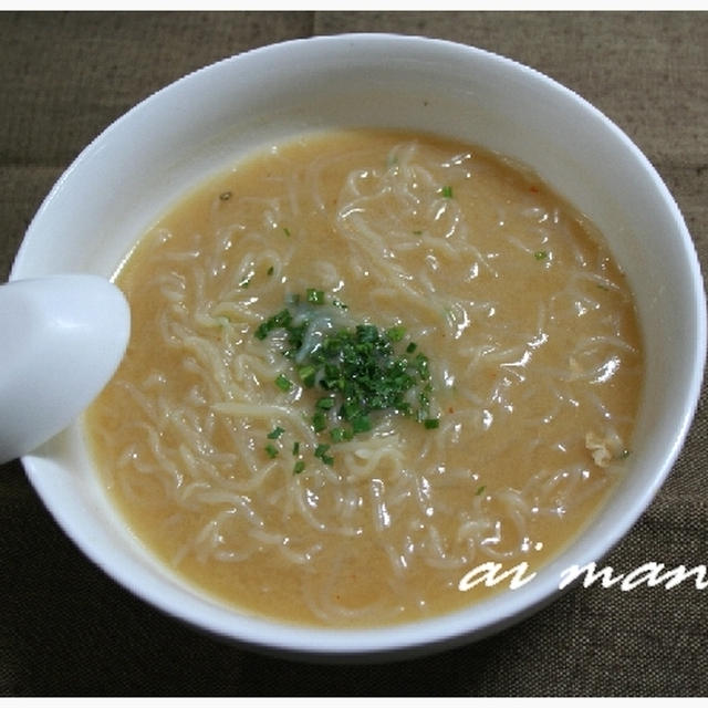 食べ過ぎた翌日に！白滝味噌ラーメン