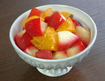 紅玉りんごと柚子の蜜煮