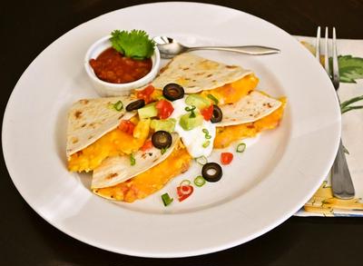 【ブレックファスト ケサディア Breakfast Quesadillas】アメリカの人気朝ごはん（印刷用）