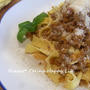 イタリアのミートソース パスタ♪
