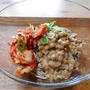 キムチ納豆そば