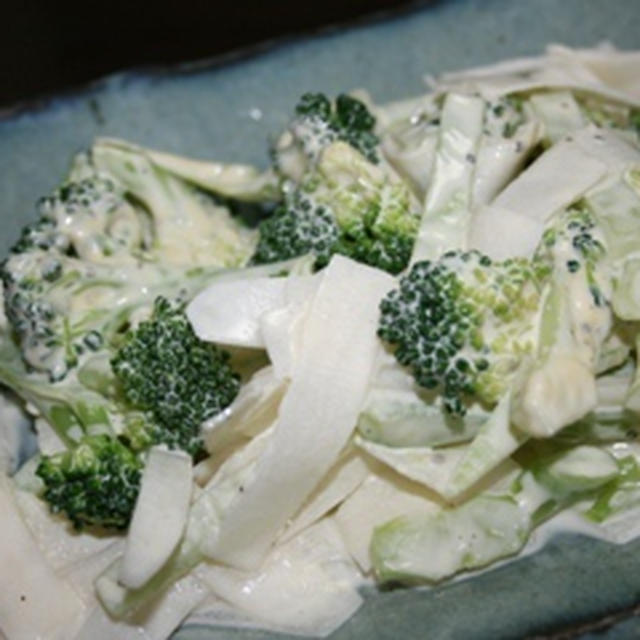 ブロッコリーと大根のスライスサラダ By Okyoさん レシピブログ 料理ブログのレシピ満載