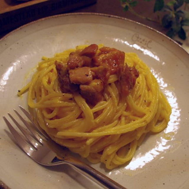 コクうま♡照焼きカルボナーラ