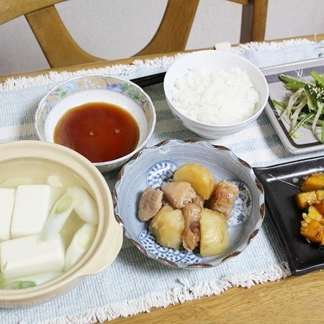 簡単うちごはんと”晩秋の雄大な鳥海山”