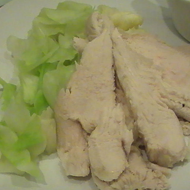 驚きの美味しさ！しっとりやわらか〜♪胸肉のボイル〜さっぱりポン酢ベースダレで*＾〜＾*