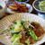 春キャベツと豚肉の中華炒め。晩ごはん。