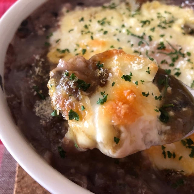 優しいお味♡五穀おかゆde焼きカレー♪一年前の門司で食べた焼きカレーを思い出します。。