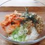 キムチ納豆そうめん