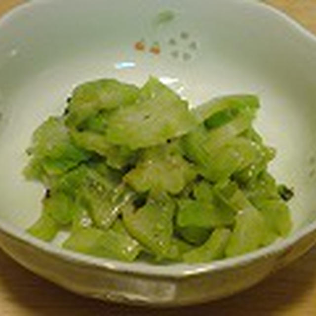 ブロッコリーの茎でザーサイ風の1品に By 桜貝の想い出さん レシピブログ 料理ブログのレシピ満載